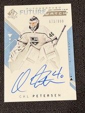 2018-19 SP Authentic - Autographed Future Watch Cal Petersen #225 /999 (AU, RC)