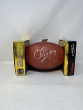 CHRIS BOSWELL SIGNED AUTOGRAPH OFFICIAL NFL FOOTBALL PITTSBURGH STEELERS PSA COA