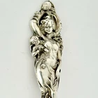 Antique Reed & Barton Love Disarmed Art Nouveau Sterling Figural Pastry Server