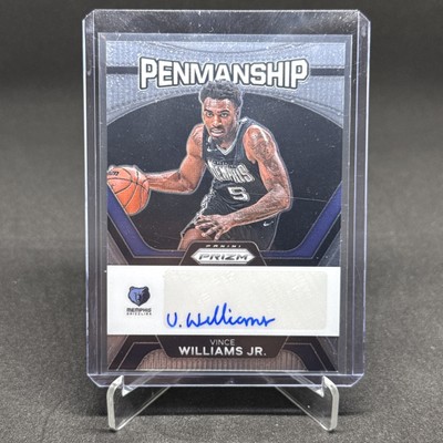 2023-24 Panini Prizm Penmanship #PNM-VWJ Vincent Vince Williams Jr.  Auto