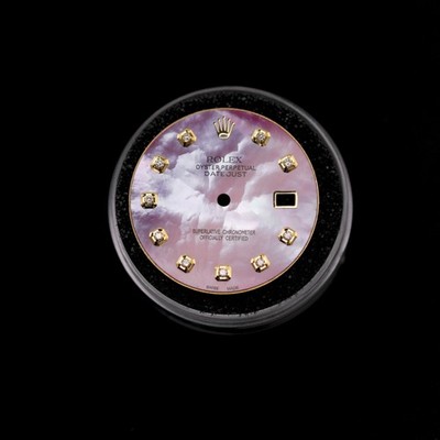 Rolex 36mm Individuelles Pinkes MOP Diamant Zifferblatt Für Datejust Uhren