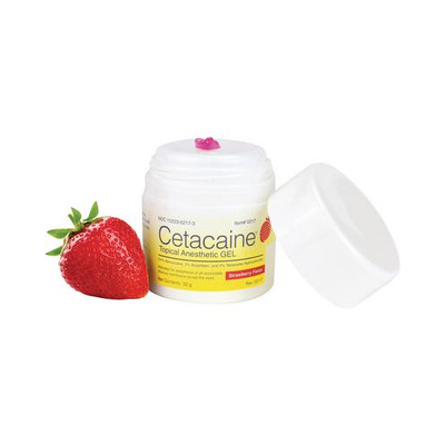 Cetylite 0217 Ceta-cai-ne To-pical Gel Strawberry Flavor 32 Gm Jar