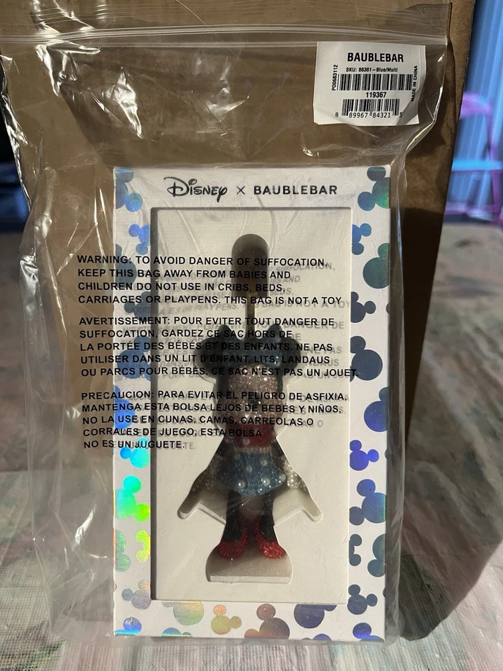 BAUBLEBAR x DISNEY MINNE MOUSE "CELEBRACIÓN/4 DE JULIO" - NUEVO EN PAQUETE/CAJA Foto 2 de 4