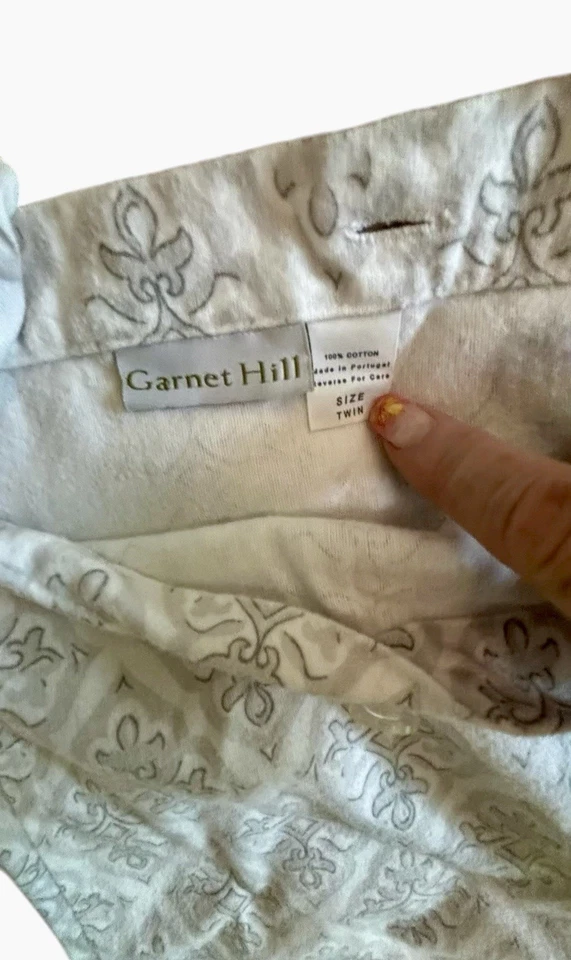 Funda nórdica y fundas de franela gris granate Hill tamaño doble Foto 4 de 4