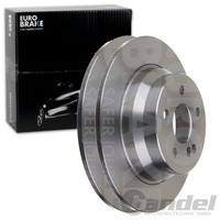 2X Eurobrake Bremsscheiben 300Mm Voll Hinten Passend FÜR MERCEDES-BENZ CLS