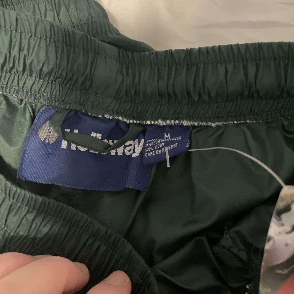 Pantalones de chándal vintage Holloway de nailon cortavientos Elite verdes para mujer medianos M Y2K Foto 3 de 4
