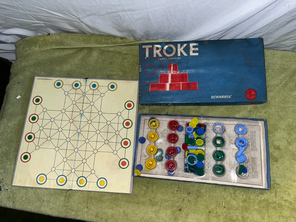 Troke Castle Checkers Selchow & Richter Sel-Right - Vintage 1961 Complete - Image 2 of 4