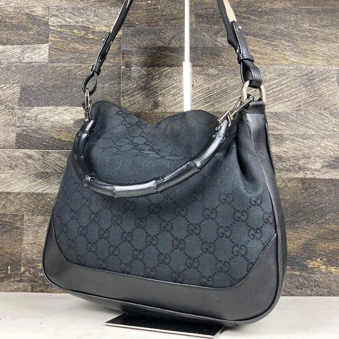 25+ Gucci Bamboo Black Bags & Handbags for Women for sale