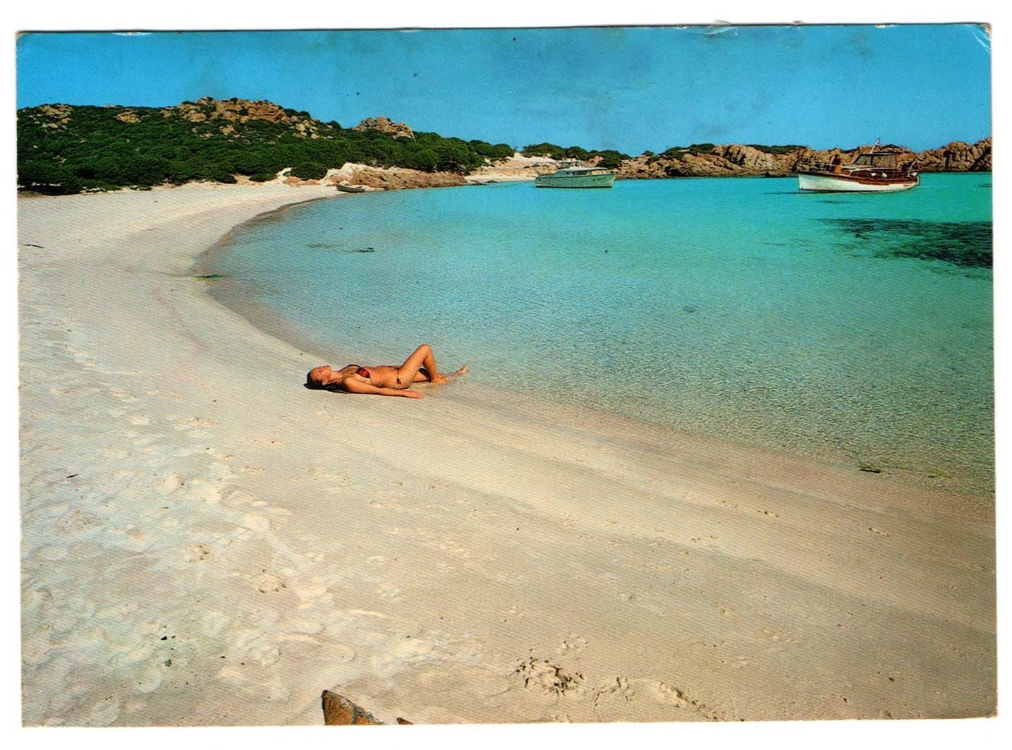 Cartolina 3484. Sardegna. Arcipelago di La Maddalena. Isola di Budelli. Spiaggia