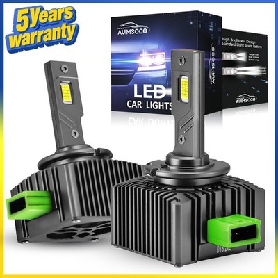 For Ferrari California 2009-2014 2Pcs LED Headlight Bulbs D3S D3R D3C Hi Lo Beam