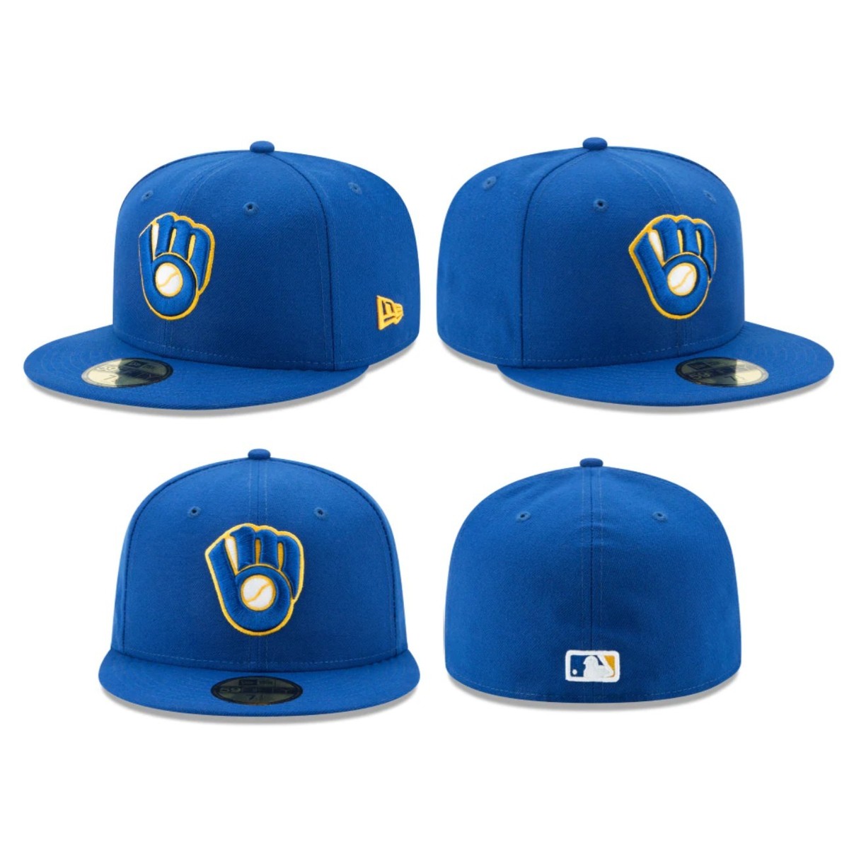Milwaukee Brewers MIL MLB Authentic New Era 59FIFTY Fitted Cap