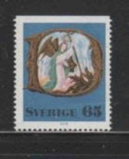 SWEDEN #1187 1976 65c ARCHANGEL MICHAEL MINT VF NH O.G
