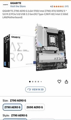 Gigabyte Z790 Aero G DDR5 Socket LGA1700 Intel ATX Motherboard | eBay