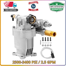 VEVOR Power Washer Pump 3/4" Horizontal Shaft, 2500-3400 PSI, Fits Many Brands
