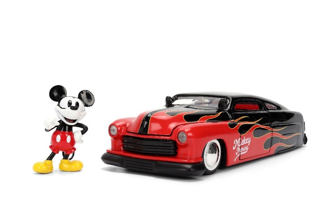 Jada 1:24 Hollywood Rides 1951 Mercury w/ Mickey Mouse Figure