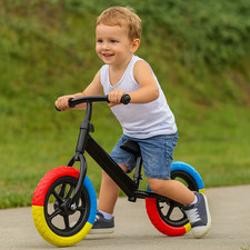 12" Kids Balance Bike Ride On Toys Push Bicycle Children Outdoor Toddler Safty
