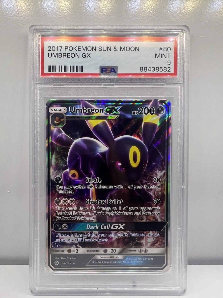 umbreon gx pokemon card value POKEMON TCG: SUN & MOON - UMBREON GX - 142/149 (ULTRA RARE main image 1