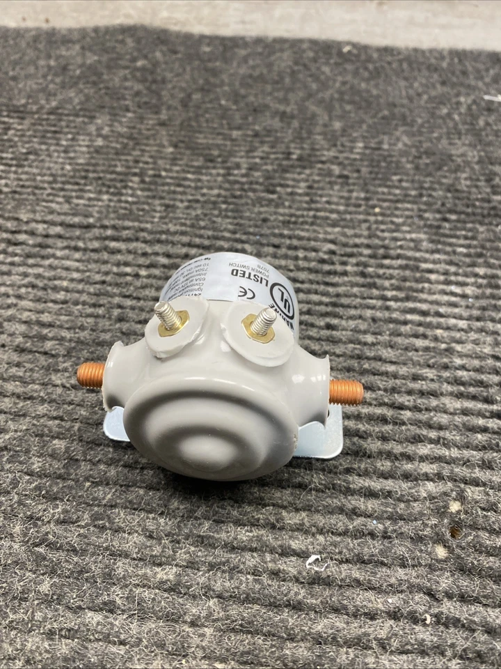 NUEVO SIN CAJA Cole Hersee 24117-01 Solenoide de Trabajo Continuo - 12V - Recubierto de PVC Foto 3 de 4