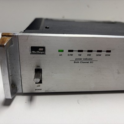 AIWA S-P22 DC Stereo Power Amplifier AC100V 50Hz/60Hz Vintage 1979