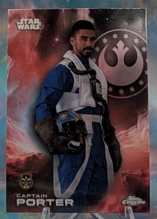 Captain Porter #20 Debut 2025 Topps Chrome Star Wars Ahsoka