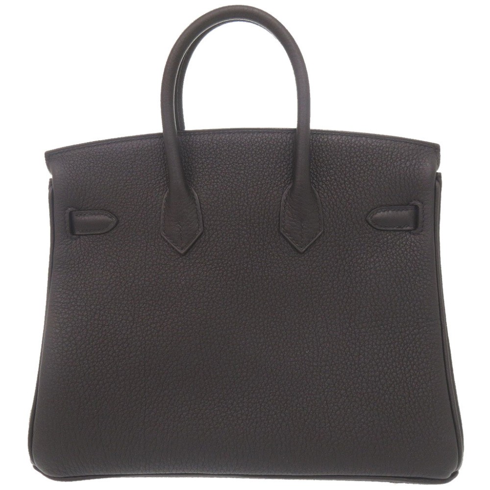 AUTHENTIC HERMES Birkin25 Hand Bag Black Togo image 3