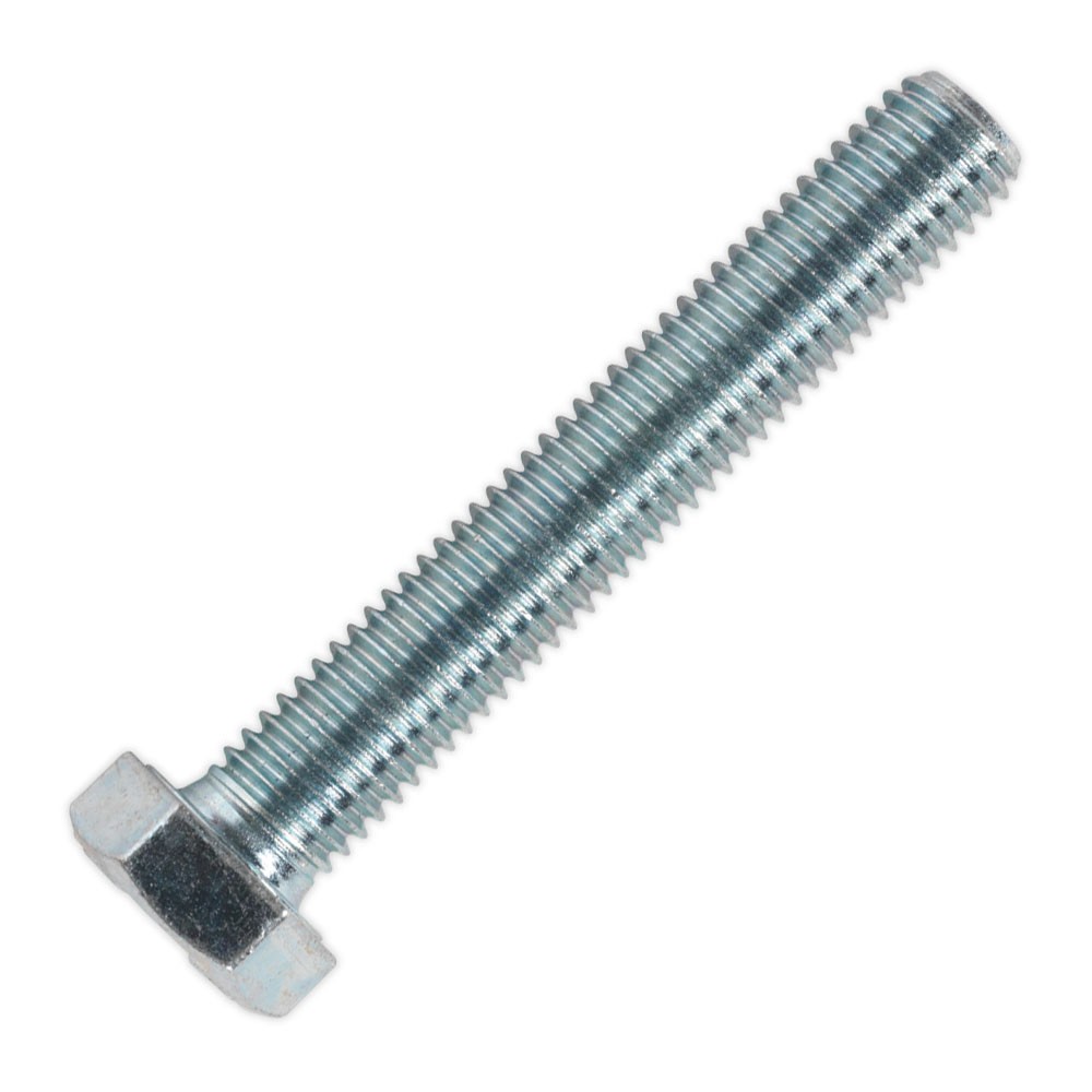 Sealey HT Setscrew M12 x 75mm 8.8 Zinc DIN 933 Pack of 25