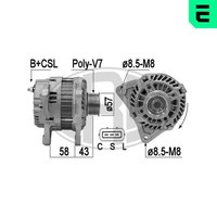 ERA Lichtmaschine Generator 110A 14V FüR Nissan Juke 1.6 209347A