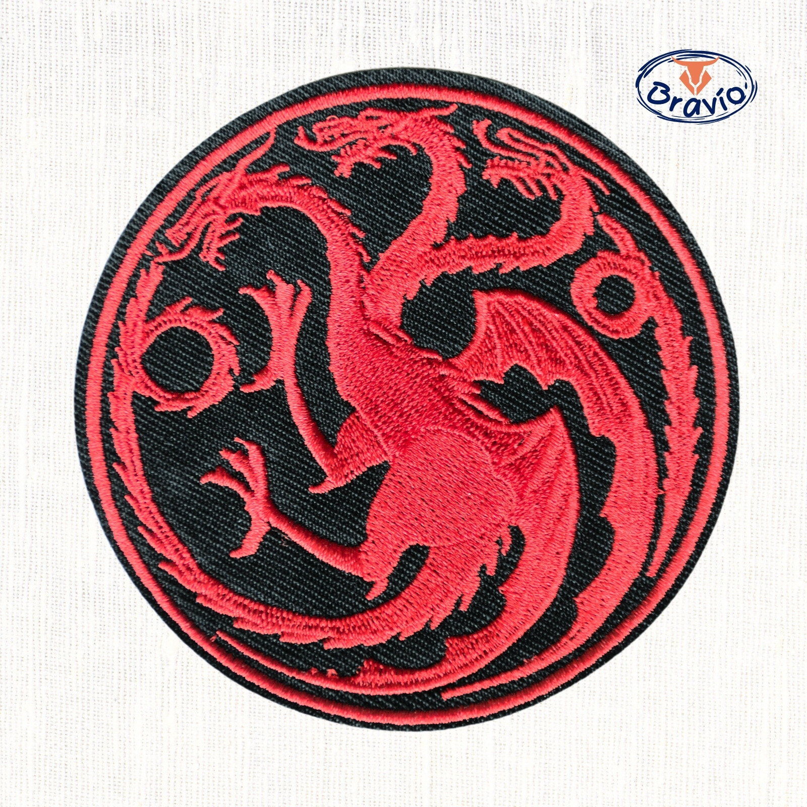 PARCHE JUEGO DE TRONOS STARK TARGARYEN CASA DEL DRAGÓN - BORDADO TÉRMICO