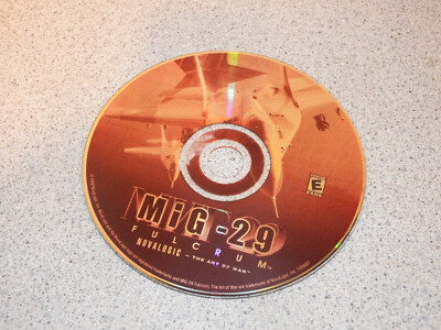 MiG - 29 Fulcrum Novalogic CD ROM Flight Simulator Computer Software Disc Only