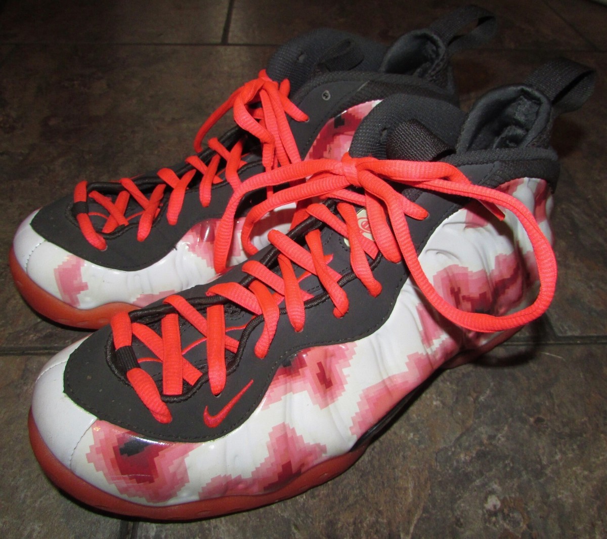 Nike Air Foamposite One PRM \'Thermal Map\' Sneakers Shoes Red White Black - 12 Nike Air Foamposite One PRM Thermal Map - Heet On Your Feet main image 3