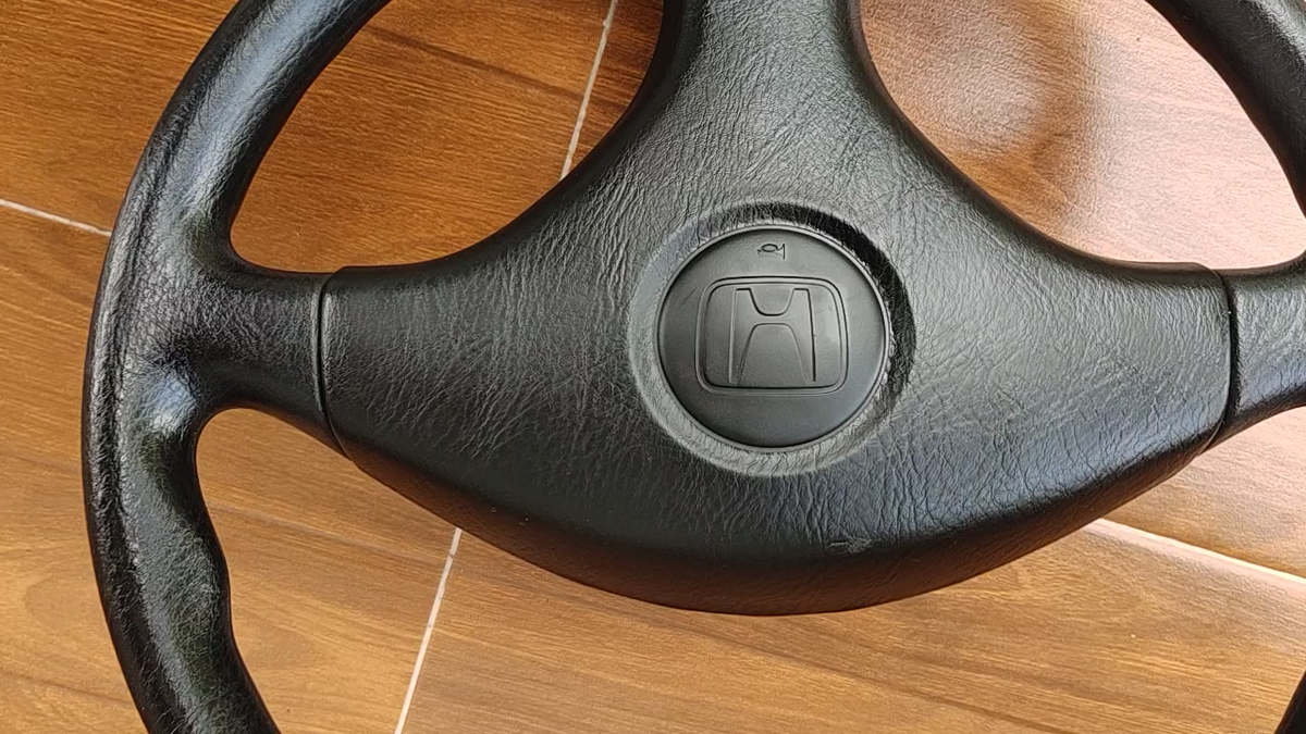 3 Spokes Steering Wheel Honda Civic EK ? Genuine Black Vinyl OEM