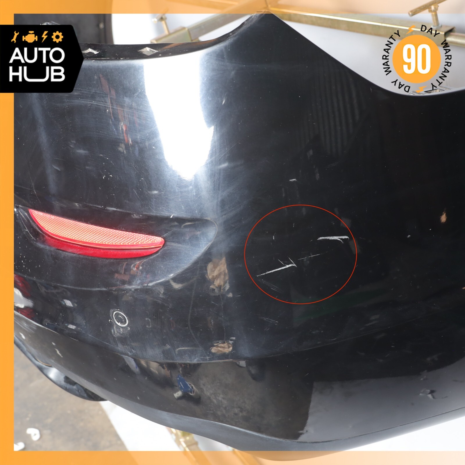 14-17 Maserati Quattroporte M156 GTS Rear Bumper Cover Black OEM