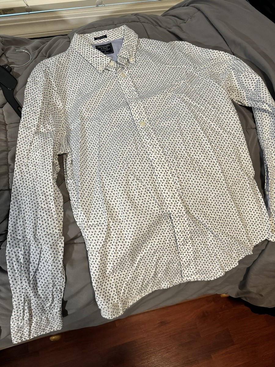 Abercrombie & Fitch Dress Shirt - Button Up- Super Slim - Size Adult extra Large | eBay Abercrombie & Fitch Dress Shirt - Button Up- Super Slim - Size Adult extra Large | eBay