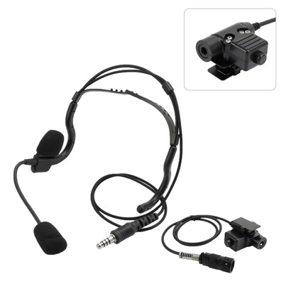 7.1-C8 Rear Mount Big Plug Headset für AN/PRC-152 AN/PRC-148 U329 Radio