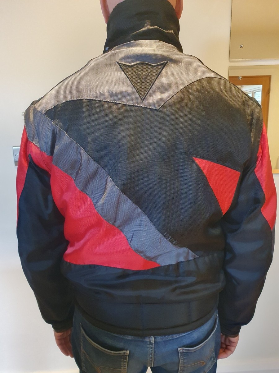 DAiNESE T3 Paddock Jacket, red, black and grey, Euro size 48
