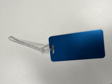 4 engraved Personalized Aluminum Luggage Tag, 4 colors to chose