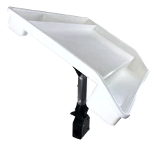 Pactrade Marine Fishing White Fillet Table Bait Cutting Board Single Rail Mount
