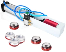 Trituradora de latas de aluminio Push Valve: Herramienta ecológica de reciclaje,