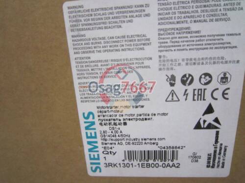 EIN SIEMENS 3RK1 301-1EB00-0AA2 3RK1301-1EB00-0AA2 ersetzt 3RK1301-0EB00-0AA2 - Bild 2 von 2