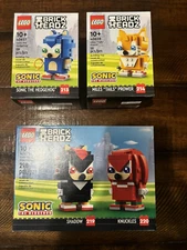 LEGO Brickheadz Sonic the Hedgehog (40627, 40628, 40672) TAILS, SHADOW, KNUCKLES