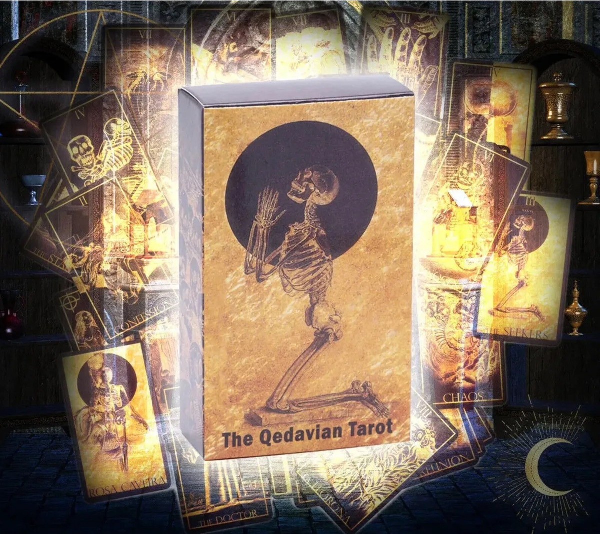 当時物 新品 タロットカード RAVENSWOOD EASTERN TAROT A.E.