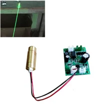 532nm Green Laser 50mw Focusable Dot Laser Diode Module w/ Driver AC/DC12V