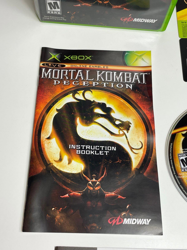 Mortal Kombat Deception for Xbox Original CIB Excellent Mint Reg Card - Picture 9 of 11