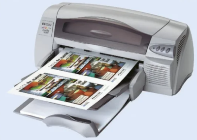 HP Deskjet 1220c - Printer - color - ink-jet - A3 Plus - 600 dpi x 600 dpi - up to 11 ppm - capacity: 150 sheets - Parallel, USB