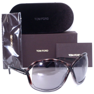 TOM FORD TF 1068 55C BETTINA HAVANA FADE W/GREY LENS AUTHENTIC SUNGLASSES 68-15