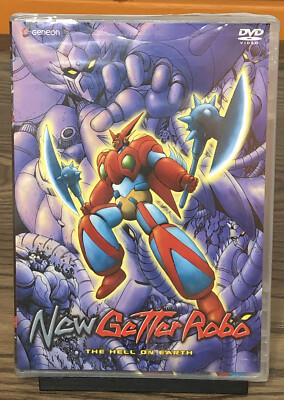 New Getter Robo Vol 3 Hell on Earth DVD 2005 RARE HTF NEW SEALED anime geneon