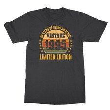 Vintage 1995 30th Birthday Tee - 30 Years Awesome Unisex T-Shirt