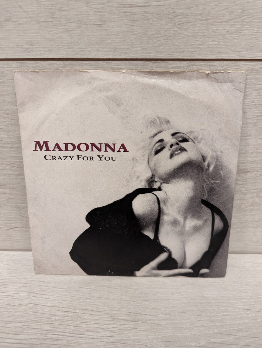 マドンナ　CRAZY FOR YOU　ブラジル盤 ７”シングルレコード Madonna – Crazy For You – Vinyl (12