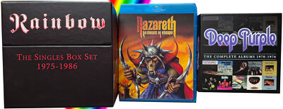 Deep Purple komplette Alben ORIGINAL + Rainbow The Singles + CD Box Set gratis BR