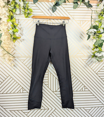 Lululemon Women's Scalloped Hem Align 23” Inseam Black Leggings